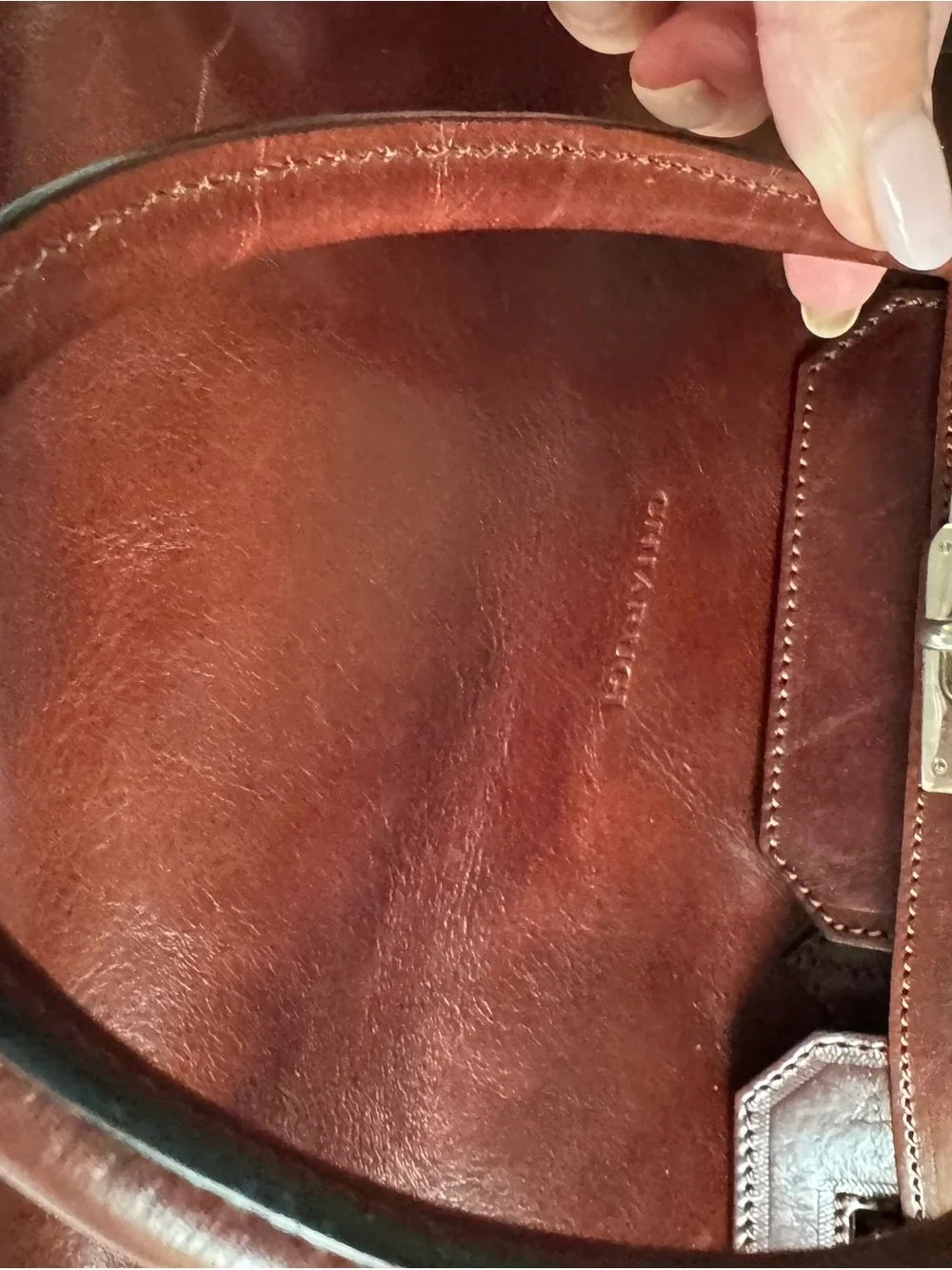 Women’s Hand Made Italian Leather Birkin-Style Ghiarudgi Bag